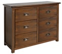 Lincoln 3+3 drawer x-wide chest