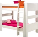 Kids bunk bed, white mdf.