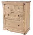 Corona 2+2 Drawer Chest