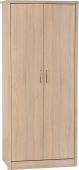 Lisbon 2 Door Wardrobe in Light Oak Finish