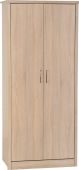 Lisbon 2 Door Wardrobe in Light Oak Finish