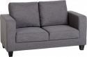 Tempo Two Seater Sofa-in-a-Box in Grey Fabric