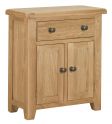 Toronto Oak 2 door 1 Drawer Mini Sideboard